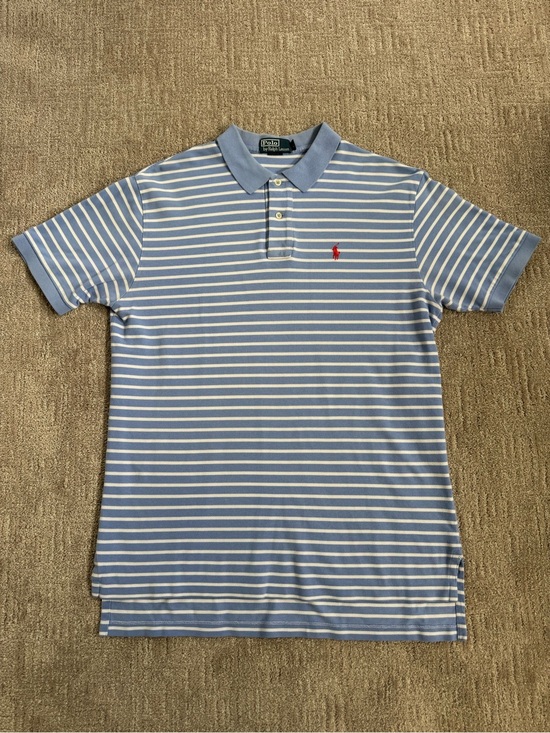Polo Ralph Lauren Other - Ralph Lauren Men’s Polo Shirt - Light Blue & White Striped